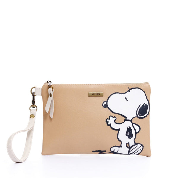 MINI COSMETIQUERA PARA MUJER RUANDA SNOOPY EN CUERO VEGANO