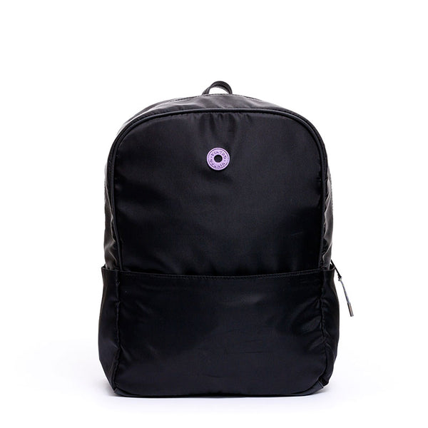 BACKPACK PARA LAPTOP NEGRO MODELO CATANIA EN LONA SATINADA SPORTY